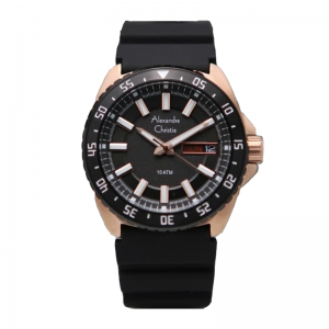 Alexandre Christie AC 6541 Rosegold Black MERBRBA